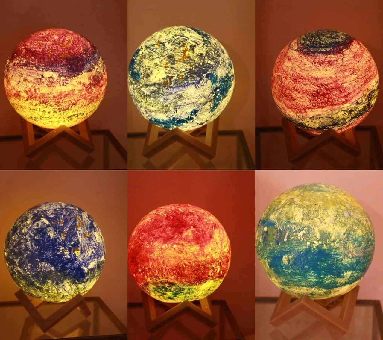 DIY 創意星球燈 #D01